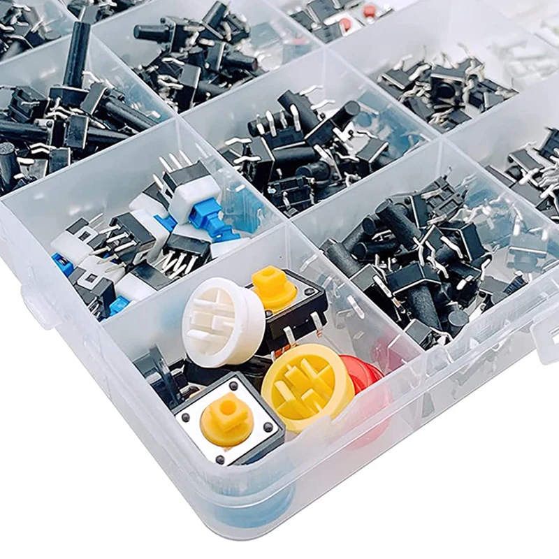 24 Werte taktiler Drucktastenschalter SMD Micro Momentary (460 Stück) – Bild 5