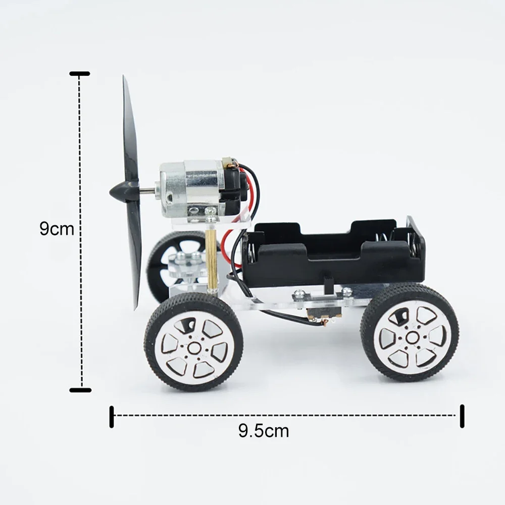DIY Wind Power Auto Elektronische Kit Technologie Wissenschaft Spielzeug Pädagogisches Spielzeug Kits
