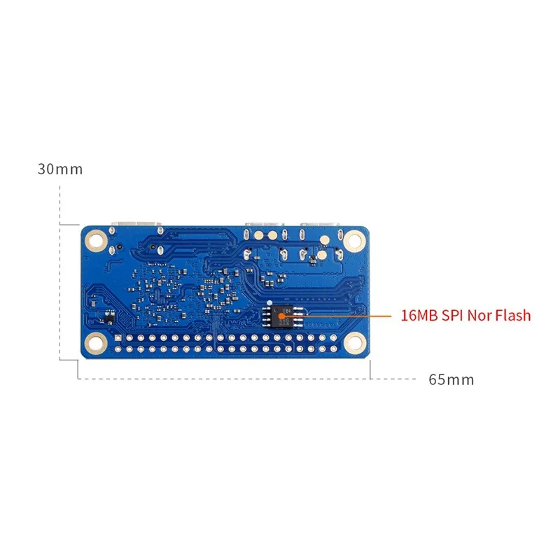 Orange Pi Zero 2W Ram DDR4 Mini-PC Allwinner H618 Orange Pi Zero 2W – Bild 6