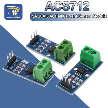 5A 20A 30A Hall Strom Sensor Modul ACS712 Modell Für Arduino AC DC Strom Erkennung Bord ACS712TELC-5A/20A/30A