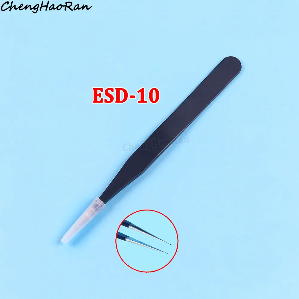 Antistatische ESD-Pinzette, Elektronik-Reparaturwerkzeuge für die Reparatur, elektronische Komponenten