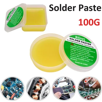 100 g Lötpaste Kolophoniumflussmittel bleifrei leicht zu löten Lötkolben Reparatur Eisenblech Lötflussmittel