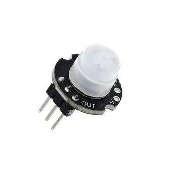 SR602 MINI Bewegungssensor-Detektormodul Pyroelektrisches Infrarot-PIR-Kit Sensorischer Schalter Halterung