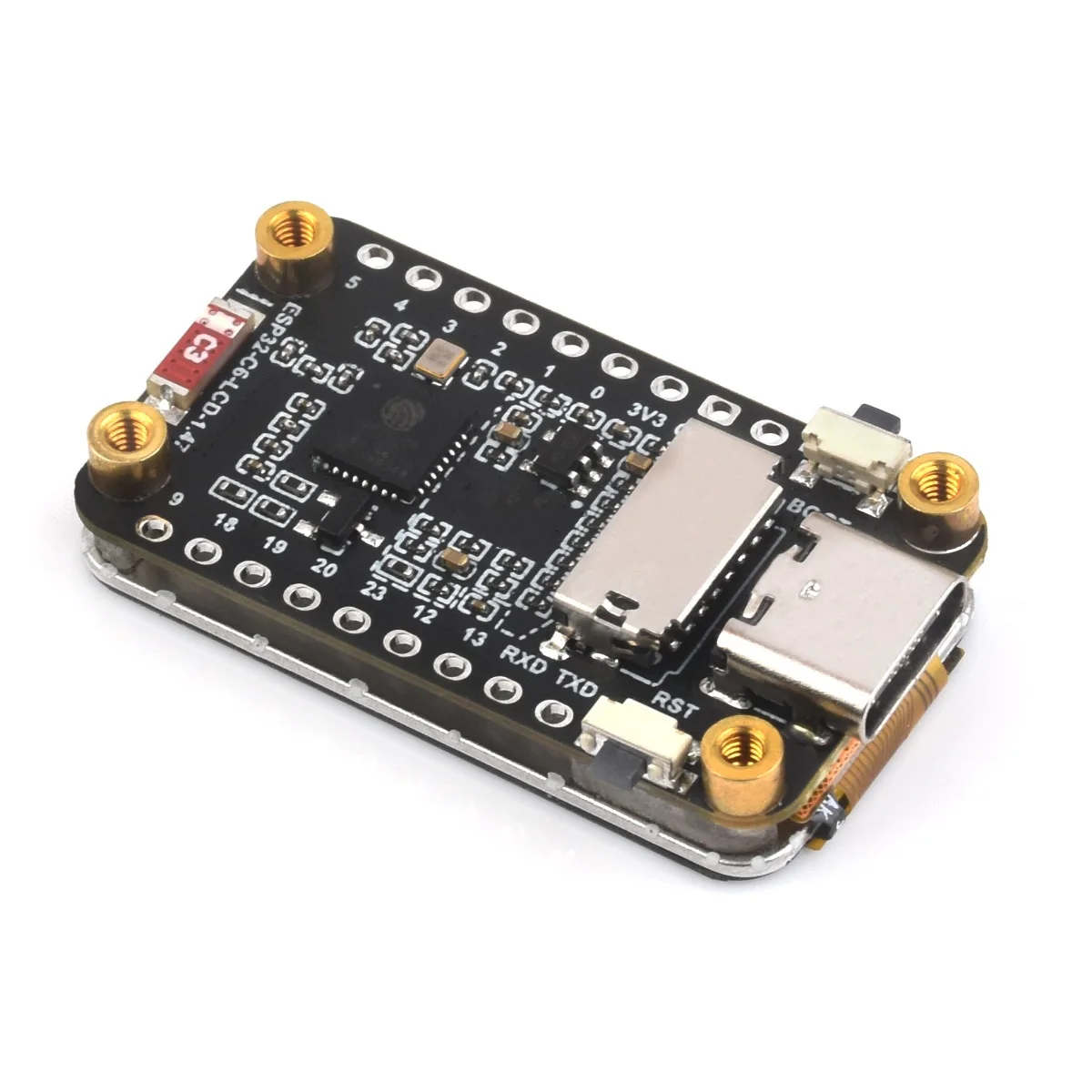 ESP32-C6 Entwicklungsboard mit 1,47-Zoll LCD-Display, Integriertem – Bild 4