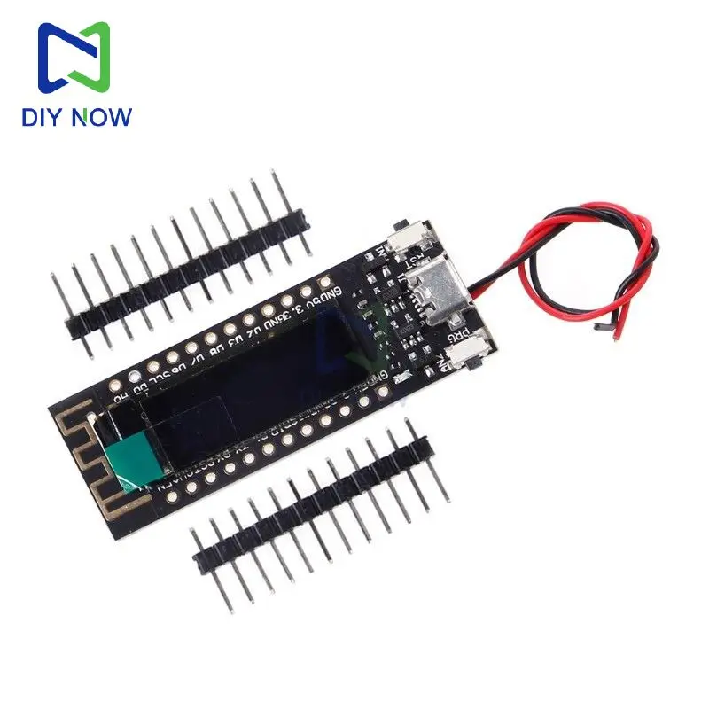 ESP8266 WLAN-Entwicklungsplatinenmodul 0,91 Zoll 128 x 64 OLED-Display – Bild 2