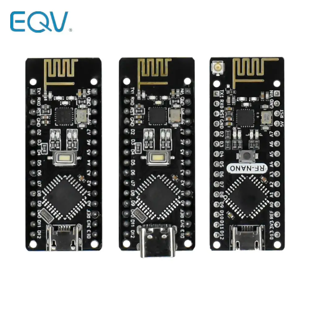RF-Nano Nano V3.0 Micro USB Board ATmega328P QFN32 5V 16M CH340 Integrieren NRF24l01 + 2,4G Wireless