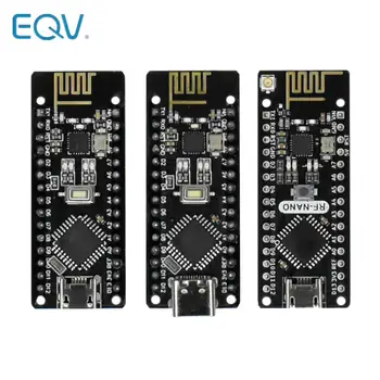 RF-Nano Nano V3.0 Micro USB Board ATmega328P QFN32 5V 16M CH340 Integrieren NRF24l01 + 2,4G Wireless