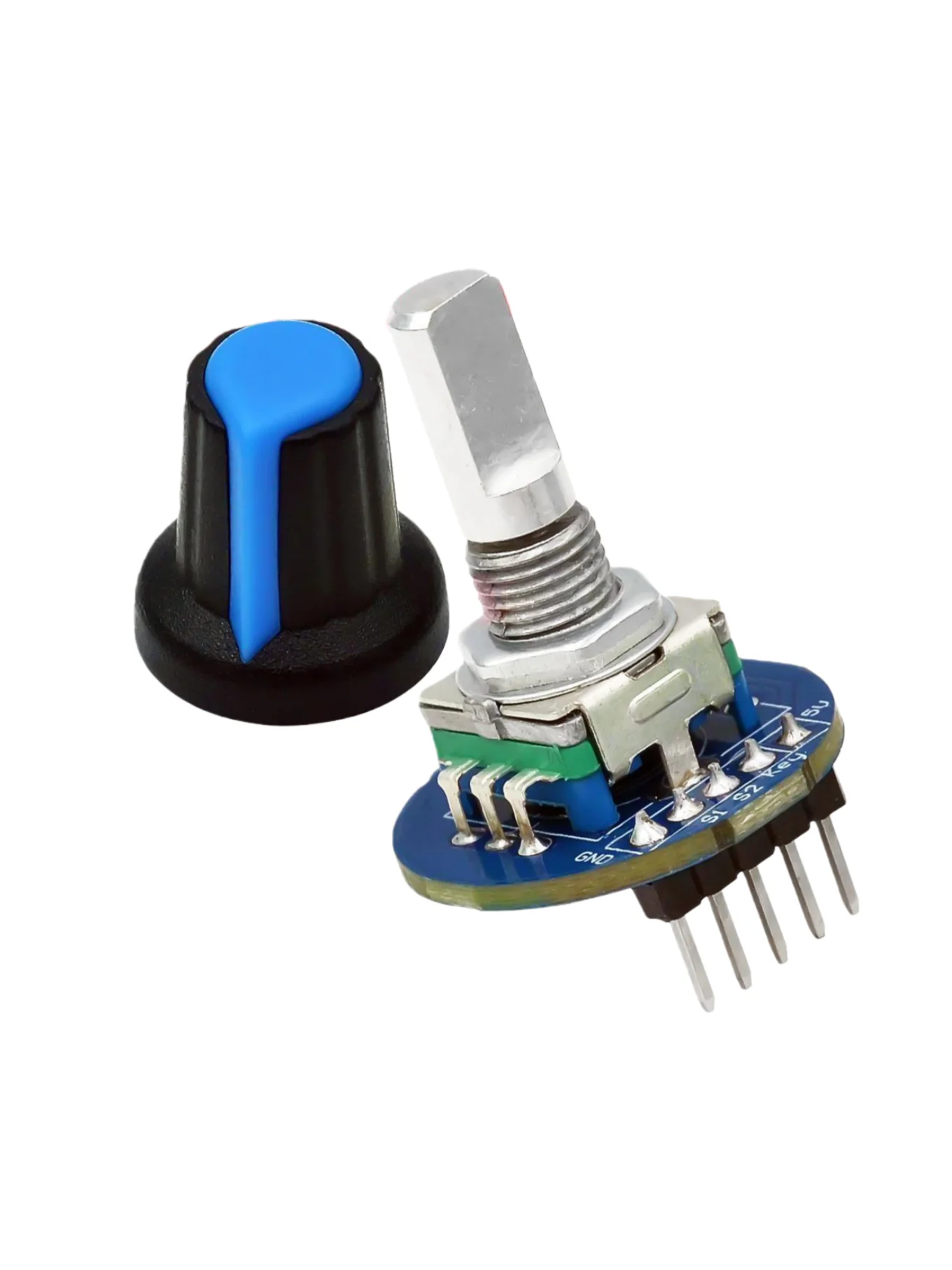 Digitales Drehgebermodul, Drehpotentiometer mit Knopfkappe – Bild 6
