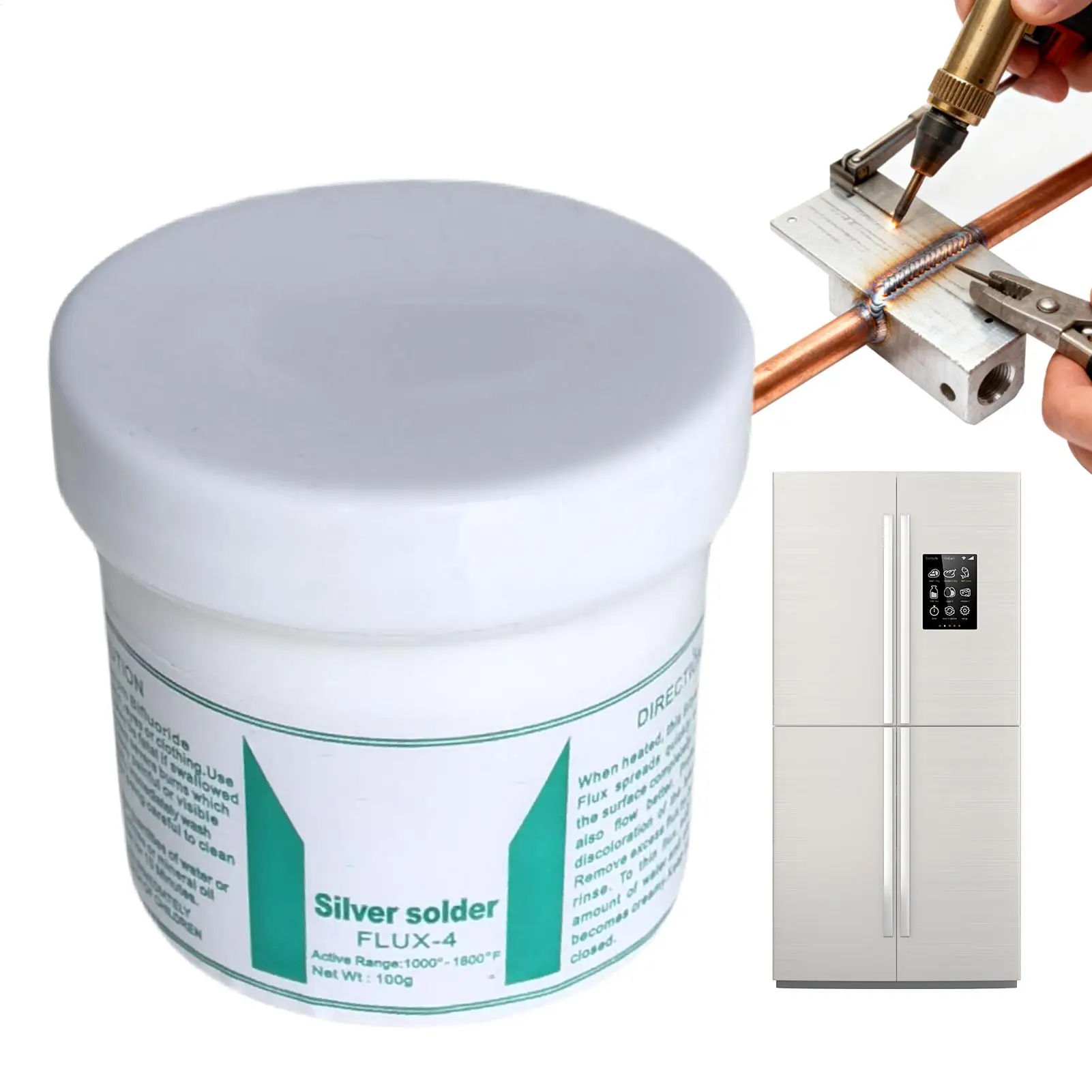 100g Silber-Lötflussmittel-Pulver Hochtemperatur-Lötflussmittel – Bild 2