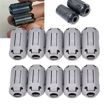 ForTDK 5mm Ferritkern-Entstörfilter-Ring Kabelclip RFI Ui650 Filterring Kabelklemme Schwarz/Grau