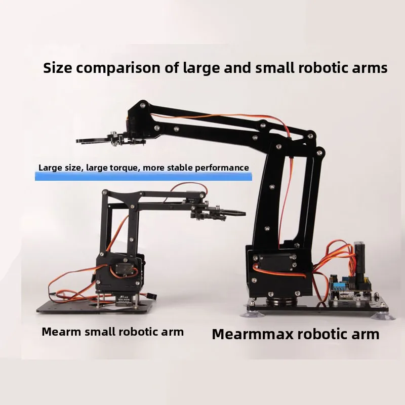 MeArm Roboterarm-Bausatz für Arduino - DIY Maker Robotik-Kit mit 4 – Bild 2