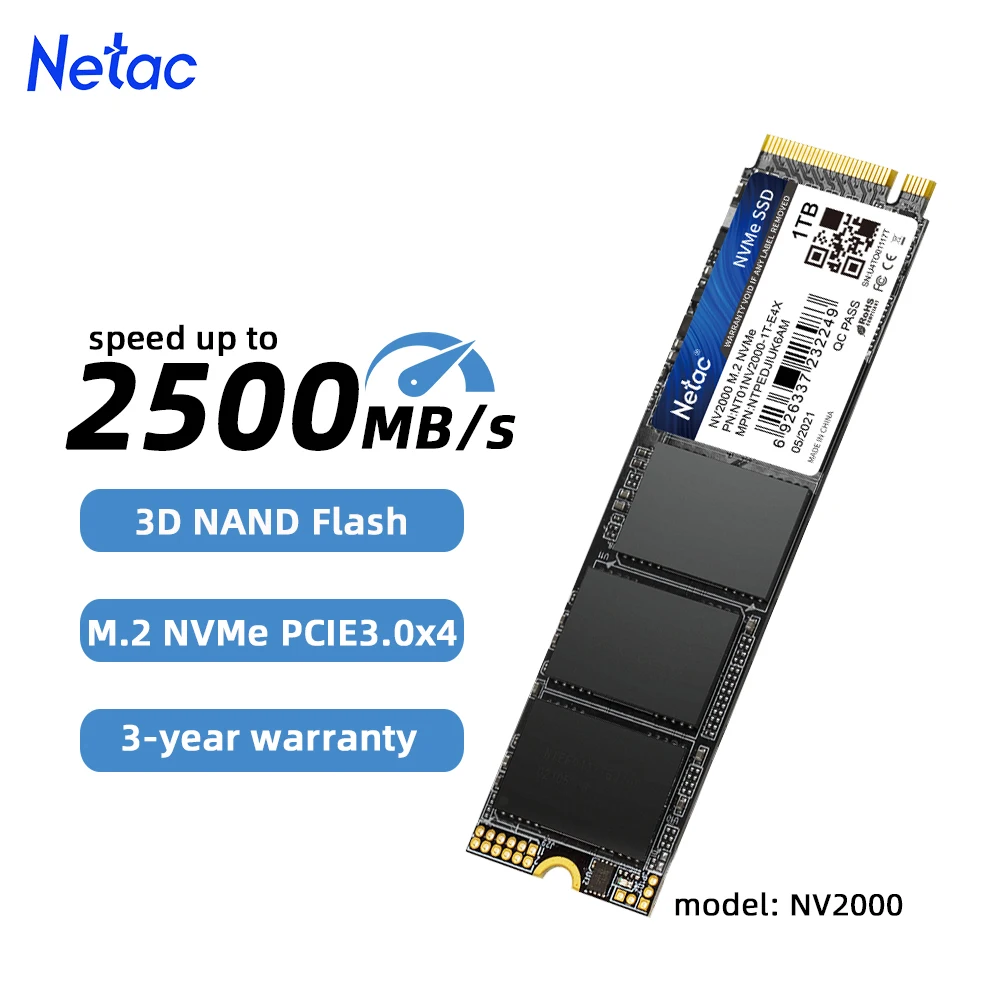 Netac NVMe SSD 1TB M2 SSD 512GB M2 NVME 256GB SSD Festplatte M.2 2280 – Bild 4