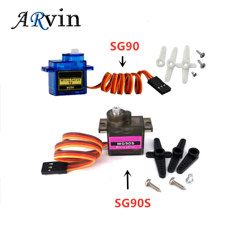 SG90 MG90S 9g Digital Mini Micro Servo 180/360 Grad für Rc Hubschrauber Flugzeug Mini Boot Auto MG90 9G Trex