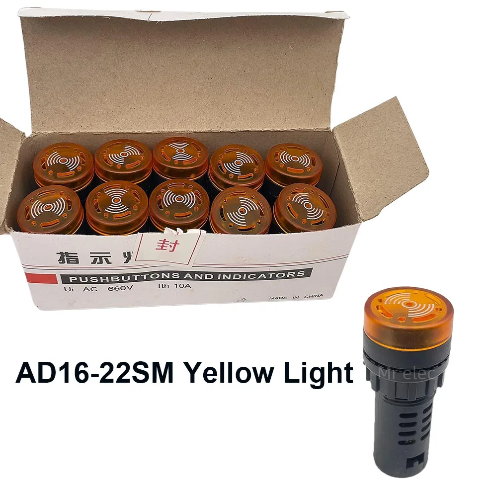 Summer AD16-22SM Intermittierender beleuchteter LED-Blitz, Ton, Licht – Bild 6