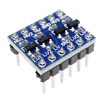 4MOS IIC I2C Logic Level Converter Bidirektionales Modul 4 Kanäle 3,3 V bis 5 V Shifter für Arduino (5 Stück)