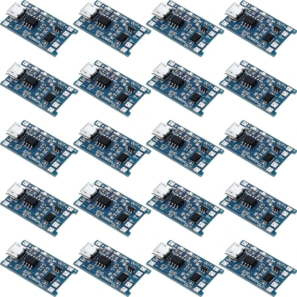 5V 1A 18650 Lithium-Batterie Lade Board TP4056 Lithium Lade Mini/Micro USB Typ C Lade modul (10 Stück)