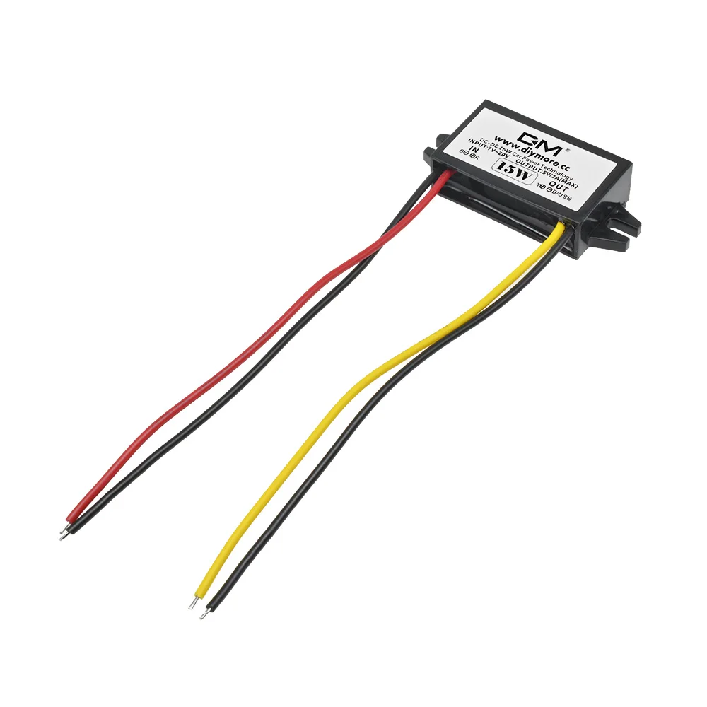 DC-DC 12V bis 5V 3A 15W Auto-Stromrichter Micro Mini USB Step Down – Bild 5