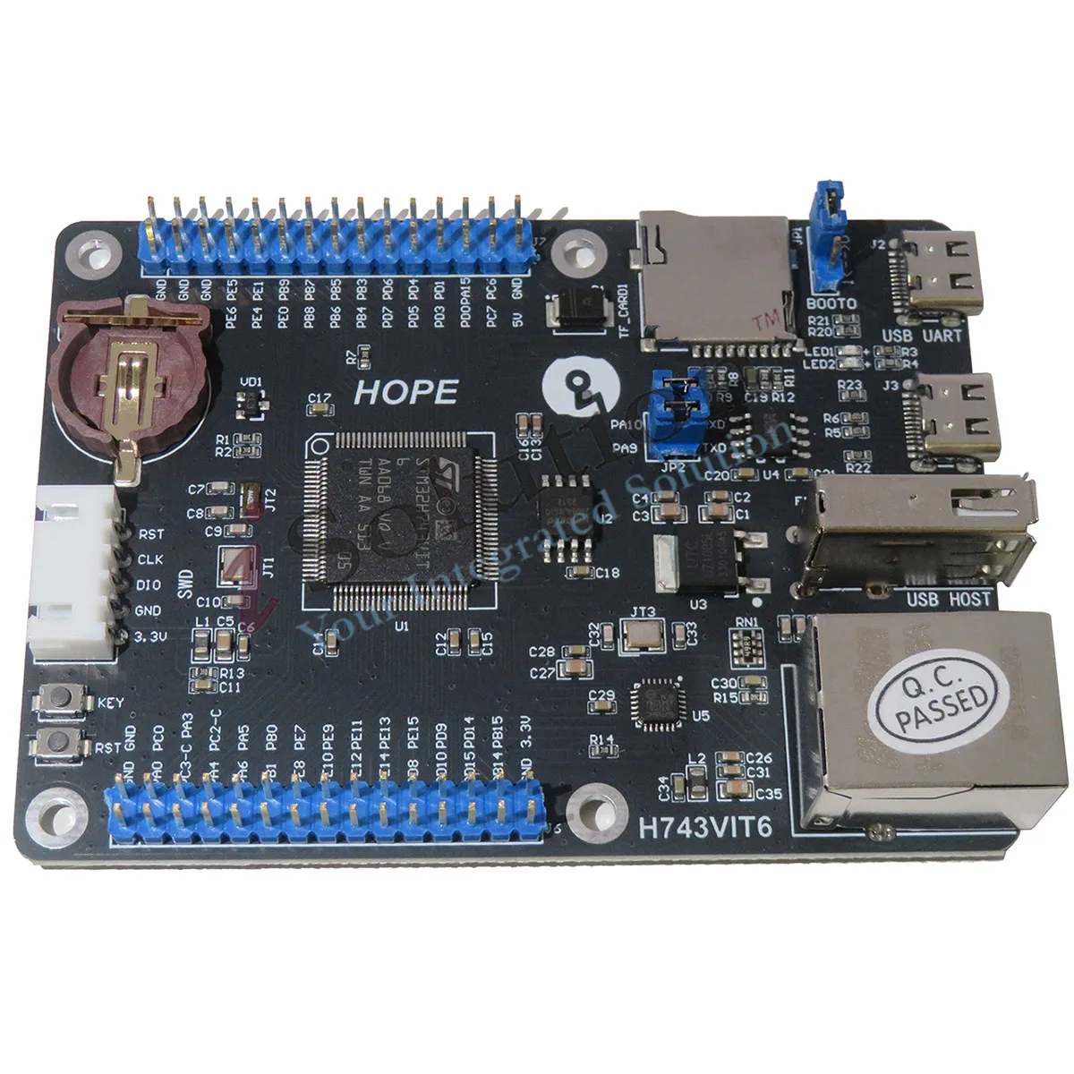 STM32H743VIT6 Entwicklungsplatine Kernplatine Kleine Systemplatine Ethernet STM32H743