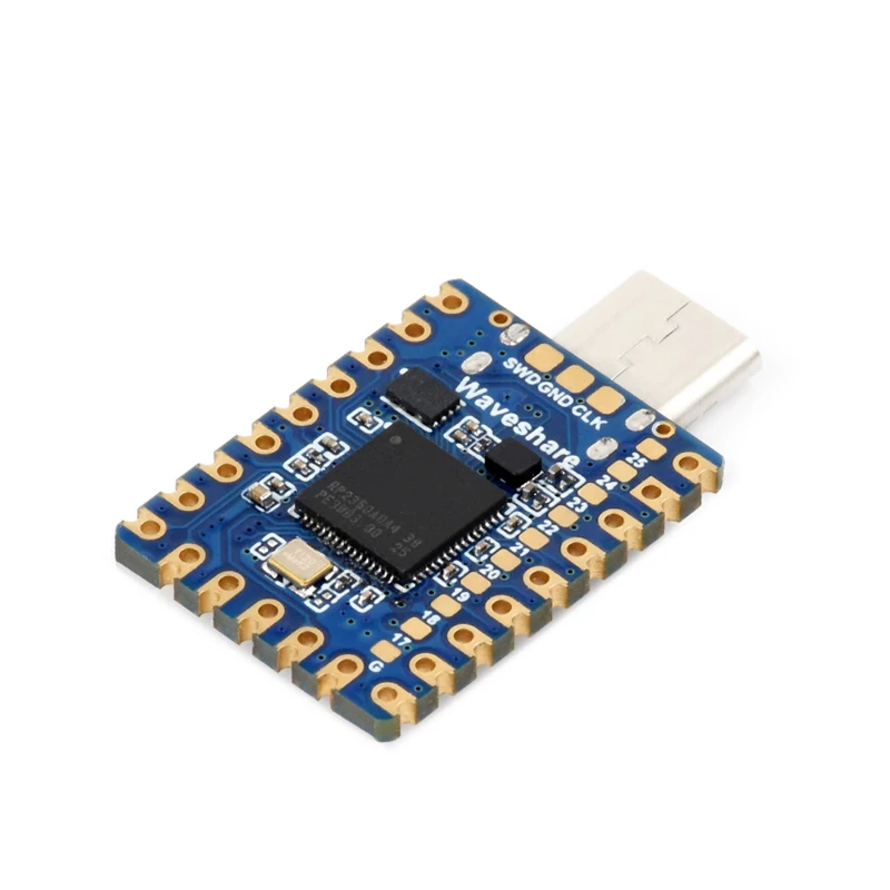 Waveshare RP2350-Zero Mini-Entwicklungsboard Dual-Core Dual Type-C – Bild 3