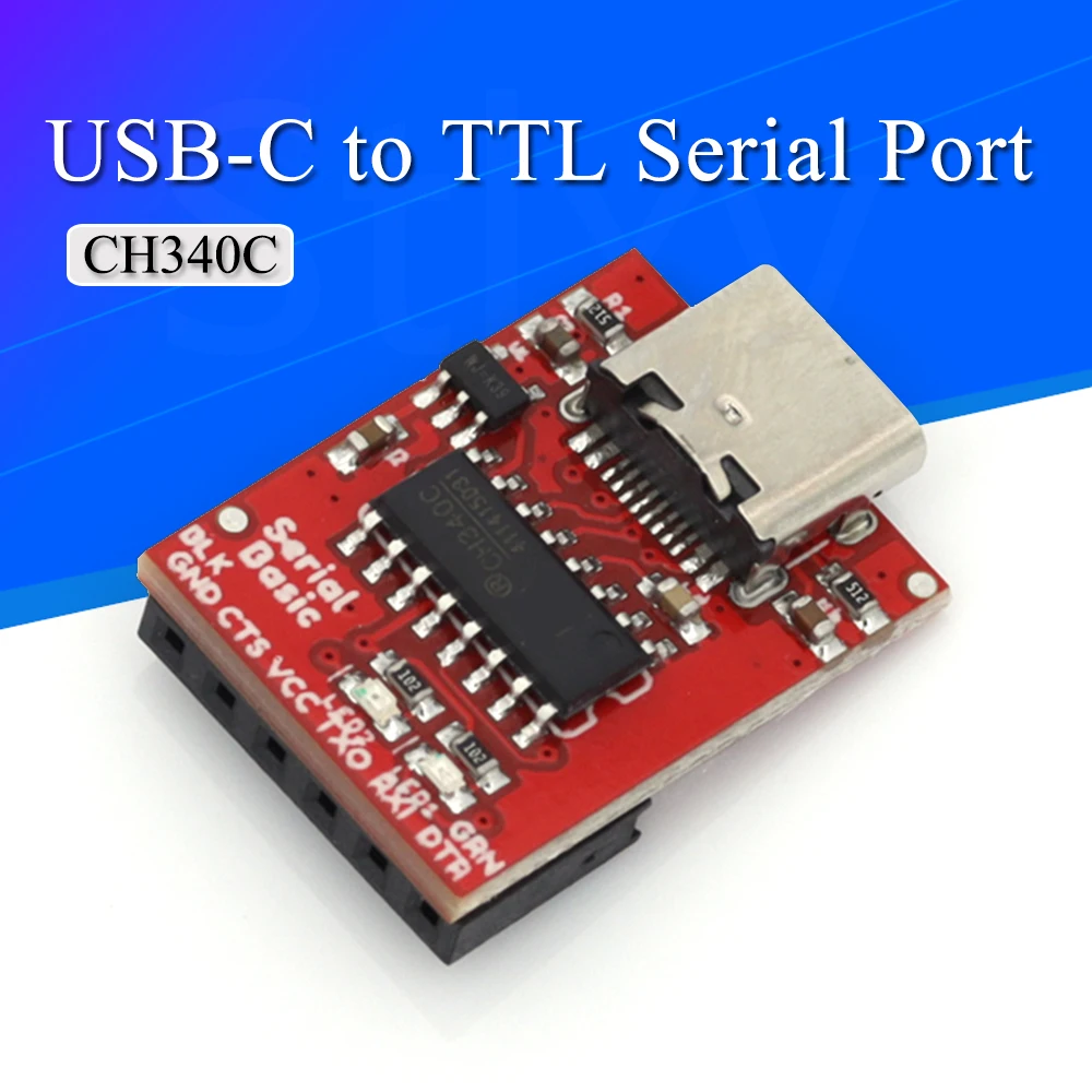 3,3 V 5V TYP C USB zu TTL Serielle Port CH340C Modul CH340 USB Bus Adapter Chip