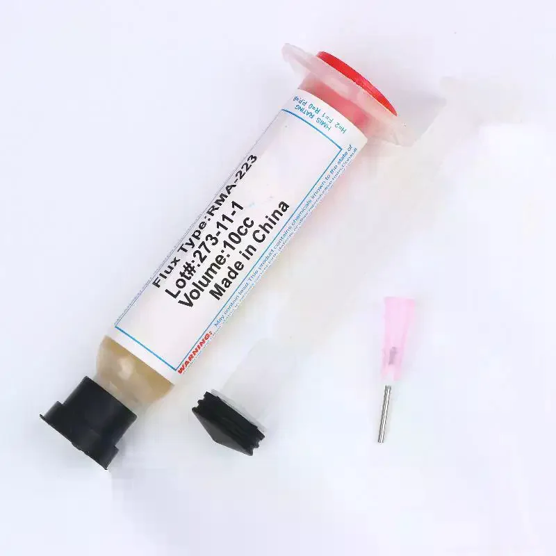 10 ml Flussmittel zum Löten mit flexibler Spitze, Spritze, Lötpaste – Bild 5