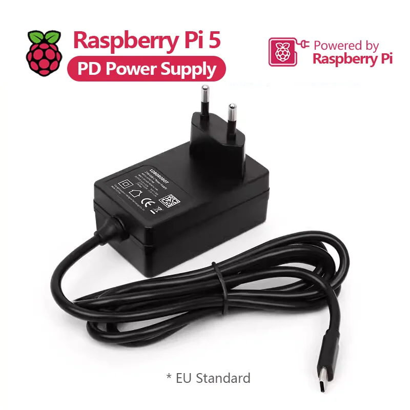 Raspberry Pi 5 5B PD 5V5A USB-C-Netzteil 100-240 VAC 5. Generation – Bild 3
