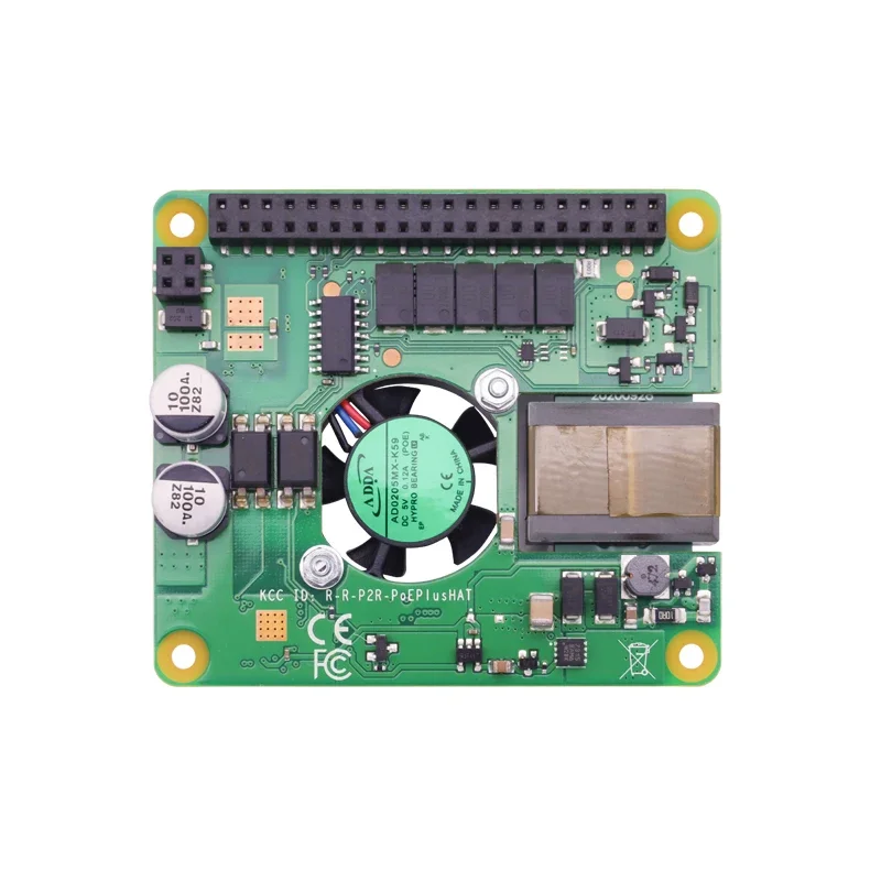 TechHP Raspberry Pi PoE+ HAT für Raspberry Pi 4B 3B+ Power Over – Bild 3