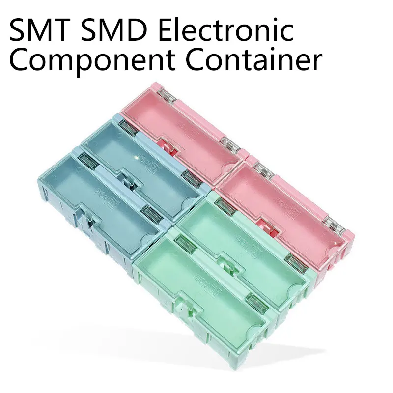 SMT SMD-Behälterbox, Mini-Aufbewahrungskoffer für elektronische Komponenten, Teile, Sortiment