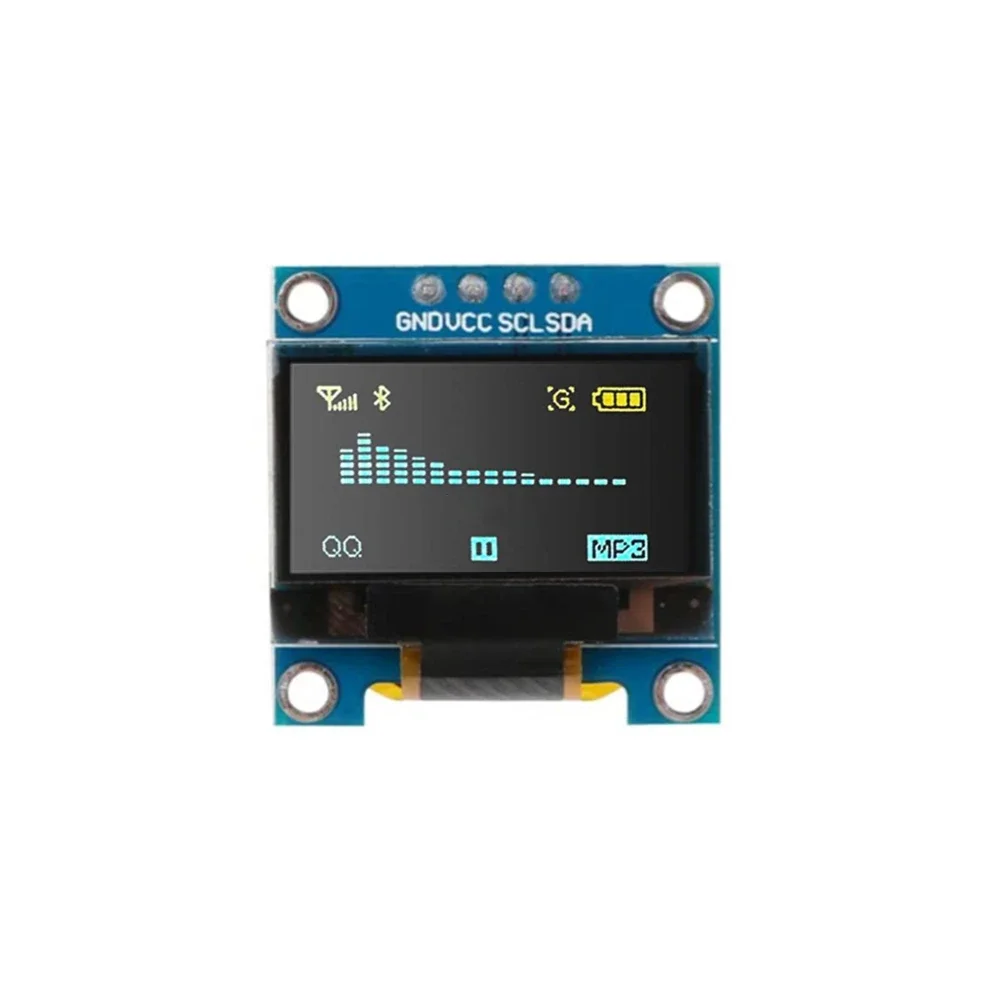 0,96 Zoll OLED IIC Serielles Weißes OLED-Displaymodul 128X64 I2C SSD1306 12864 LCD-Bildschirmplatine