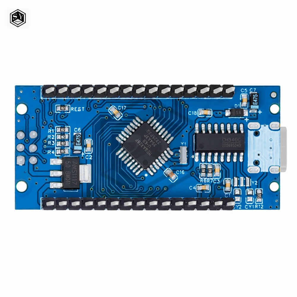 Nano V3.0 Entwicklungsboard ATmega328P CH340C 0,91''weißes – Bild 3