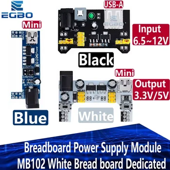 MB-102 Breadboard-Stromversorgungsmodul (1 Stück): Weißes, spezielles Leistungsmodul für lötfreie Breadboards