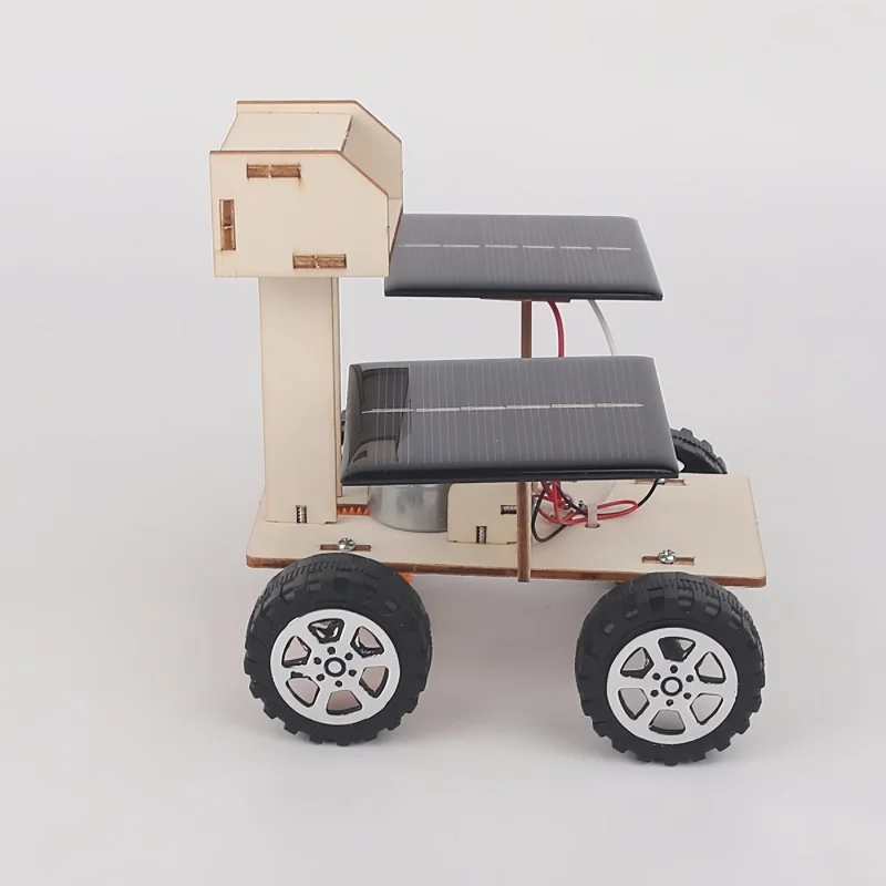 DIY Montieren Solar Auto STEM Spielzeug Kreative Erfindungen Motor – Bild 4