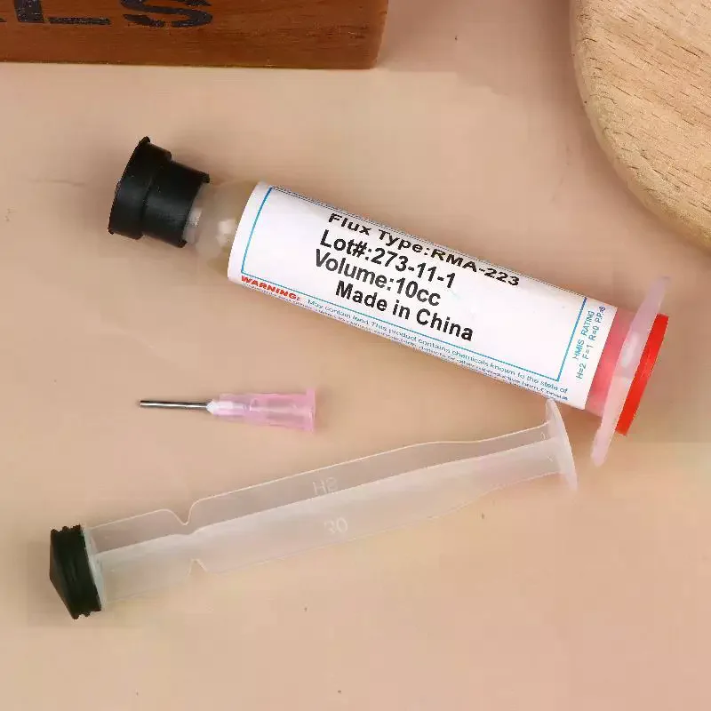 10 ml Flussmittel zum Löten mit flexibler Spitze, Spritze, Lötpaste – Bild 3