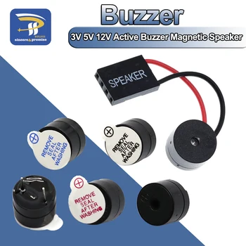 3V 5V 12V Aktive Summer Magnetische Lange Dauer Beep Ton Alarm Ringer 12095 Piezo Summer fit (10 Stück)