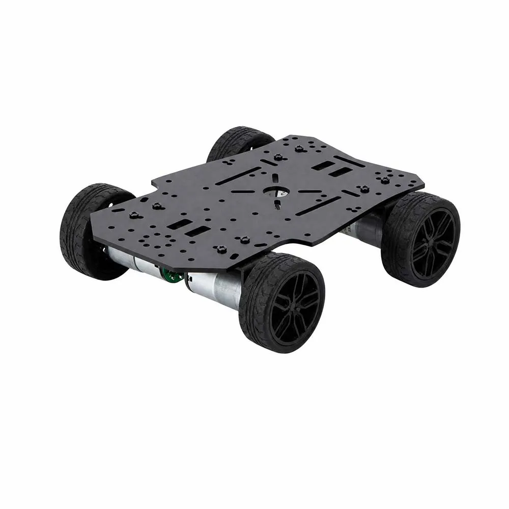 R1-Serie Mini Smart Car Chassis 3WD 4WD Radbalancierender Trolley – Bild 5