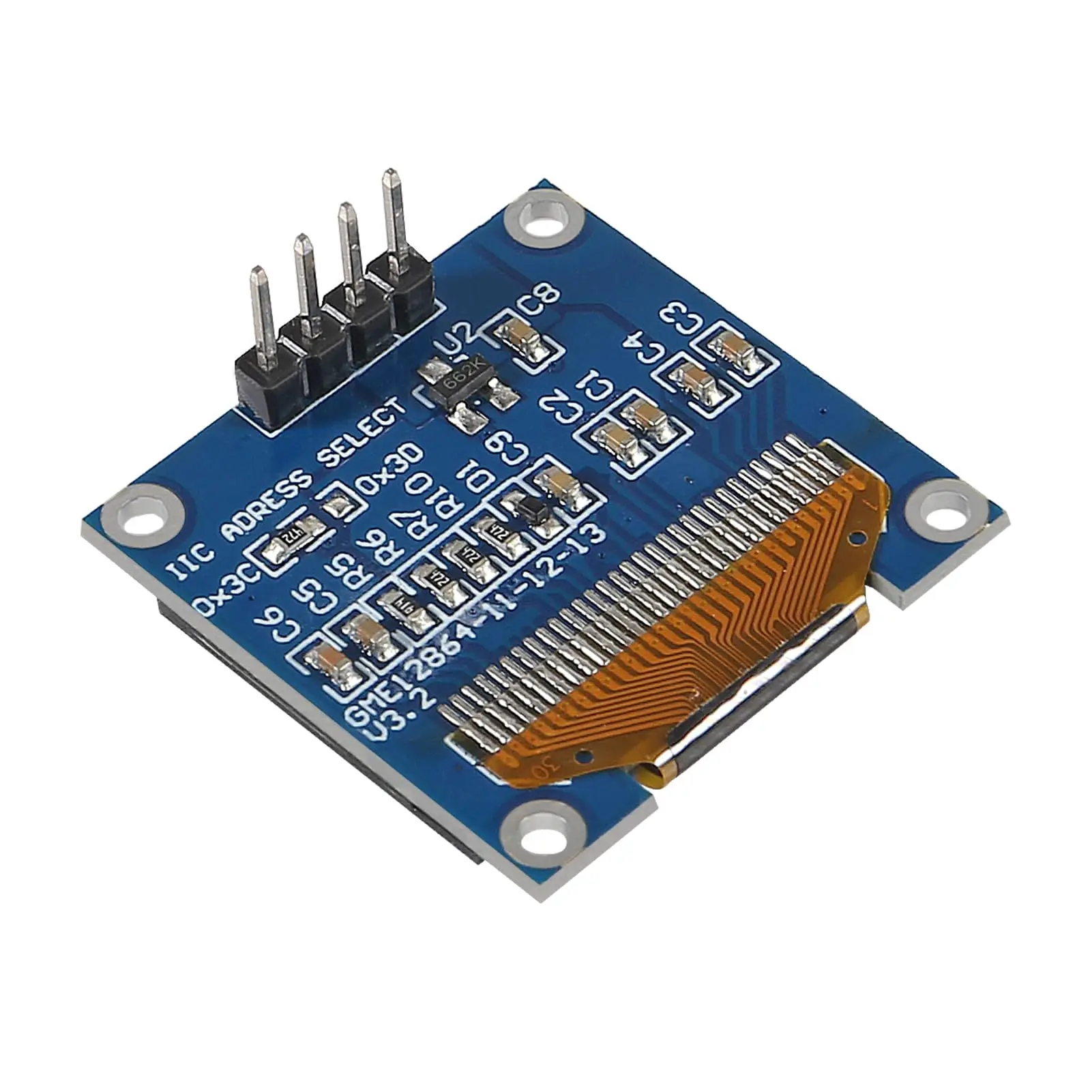 0,96 Zoll OLED-Displaymodul I2C IIC 128x64 SS-D-1306 3,3V-5V – Bild 5