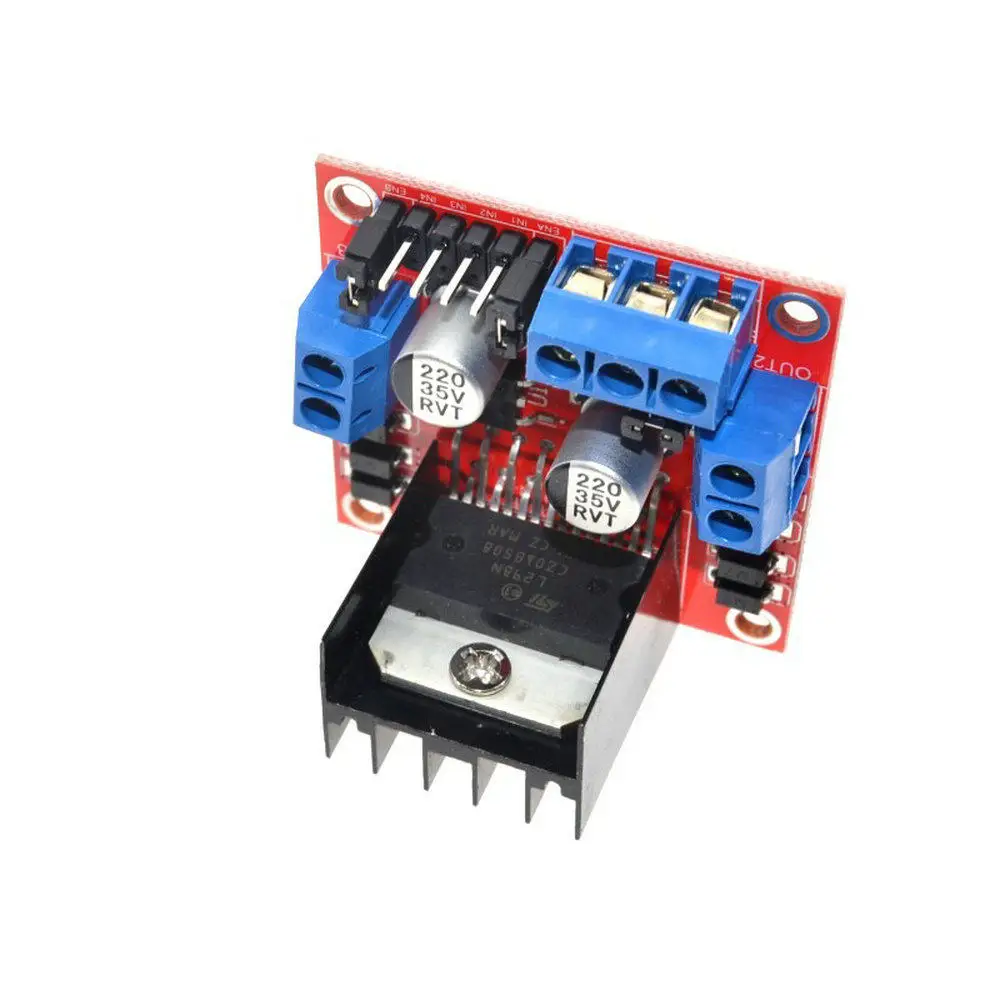 L298N Treiberplatinen-Modul L298N Schrittmotor Smart Car Roboter – Bild 4