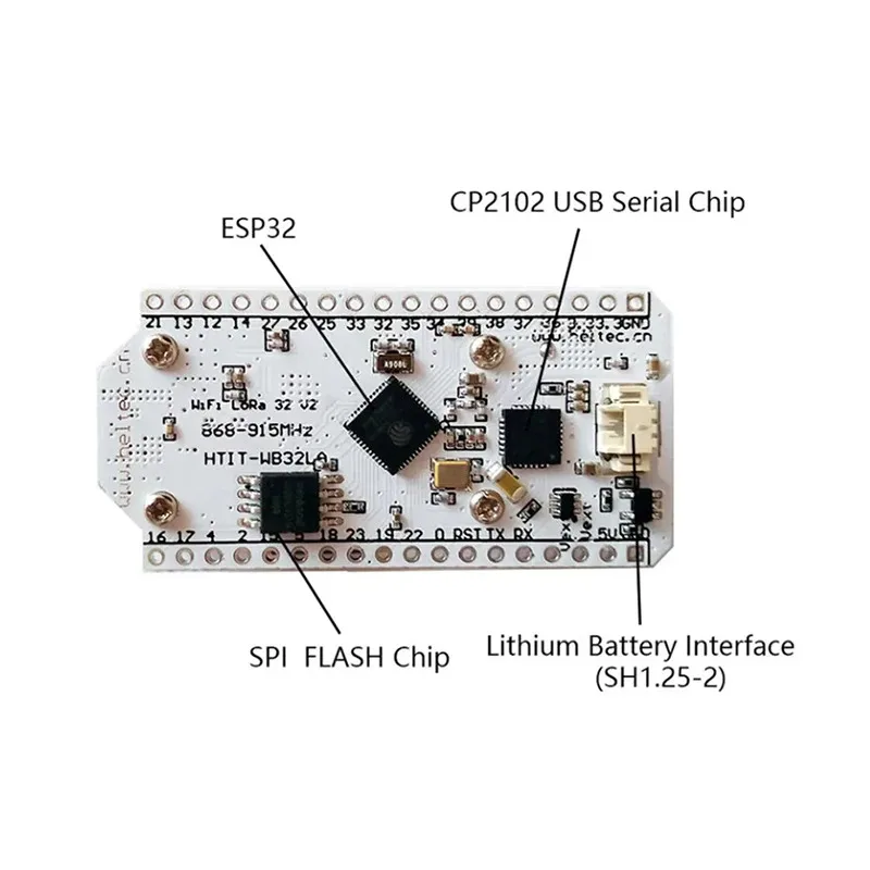 Heltec WiFi LoRa 32(V3) Entwicklungsboard USB Typ C mit SX1262 – Bild 5