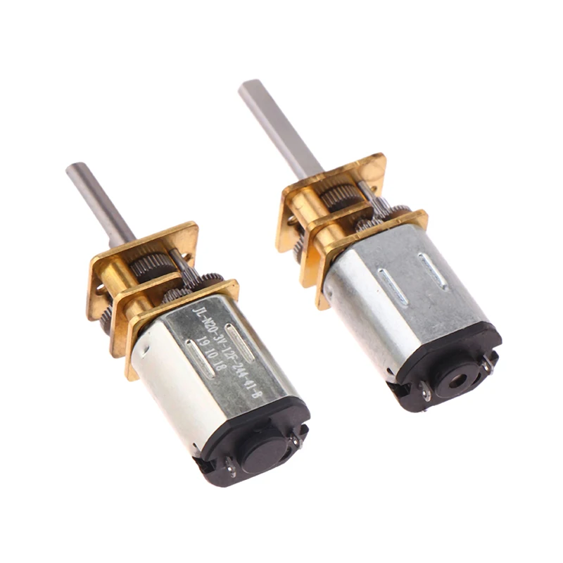 DC 3V-12V N20 Mini Micro Metall Getriebemotor mit Zahnrad DC Motoren – Bild 2
