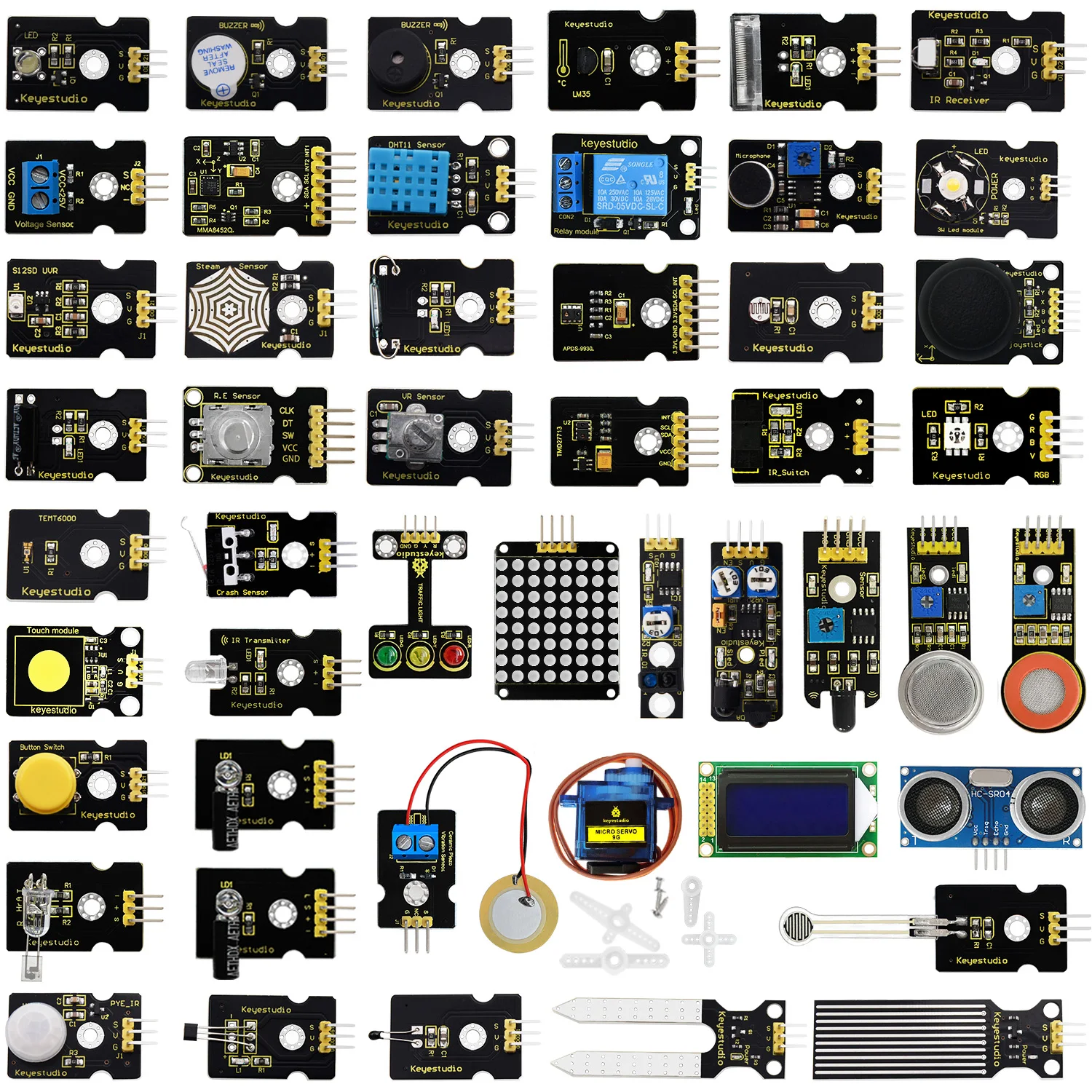 Keyestudio 37/48 In-1 Sensormodul-Kit, Geschenkbox für Arduino – Bild 3