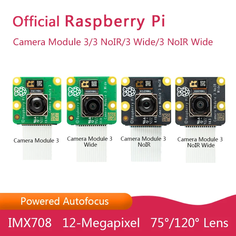 Raspberry Pi Kameramodul 3 /3 Wide SONY IMX708 75/120 Grad Diagonaler – Bild 2