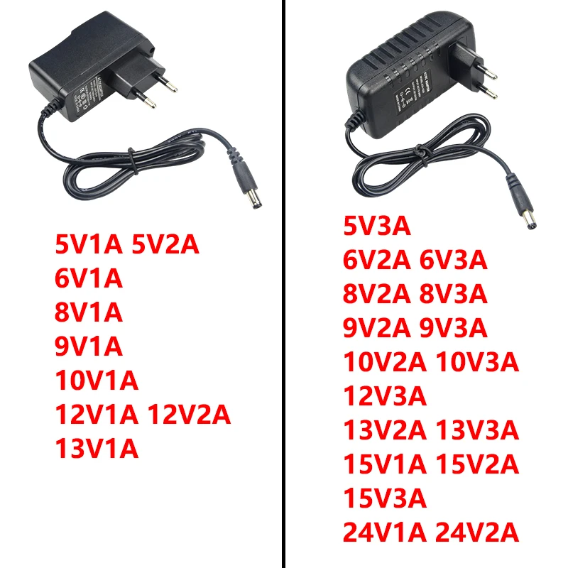 Netzteil 12V 24V AC 220V 110V ZU DC 5V 6V 8V 9V 12V 13V 15V 24V – Bild 2