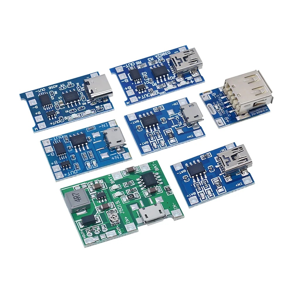 Micro USB 5V 1A 18650 TP4056 Lithium-Batterie-Ladegerät-Modu (5 Stück) – Bild 3