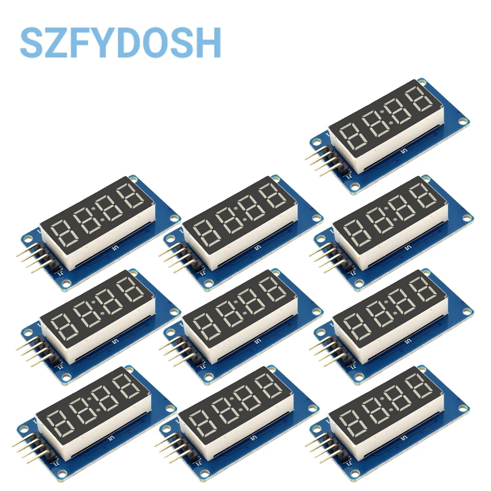 TM1637 LED Display Modul Für Arduino 7 Segment 4 Bits 0,36 Zoll Uhr ROTE Anode Digital rohr Vier Serielle