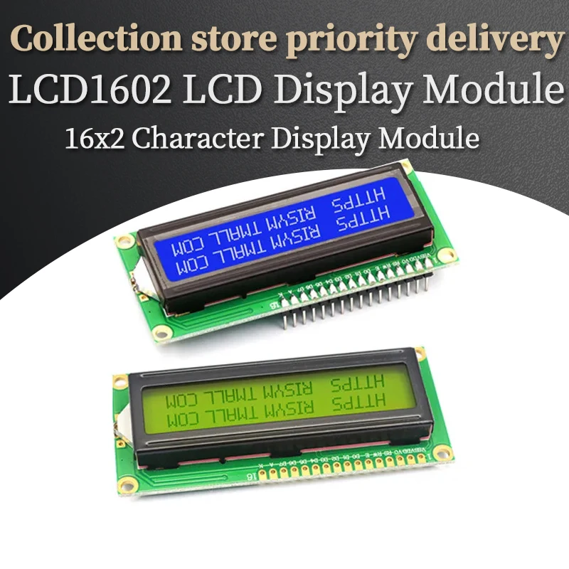 LCD1602 1602 LCD Modul Blau/Gelb Grün Bildschirm 16x2 Zeichen LCD Display PCF8574T PCF8574 IIC I2C Interface