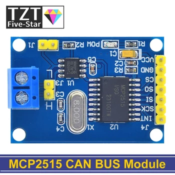 TZT 1/3/5PCS MCP2515 CAN Bus Modul Board TJA1050 Empfänger SPI Für 51 MCU ARM Controller