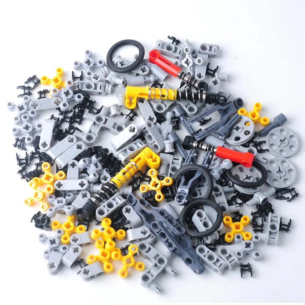 Technik-Bausatz-Set mit Zahnrädern, Achsen, Rädern (768 Stück) – Bild 5