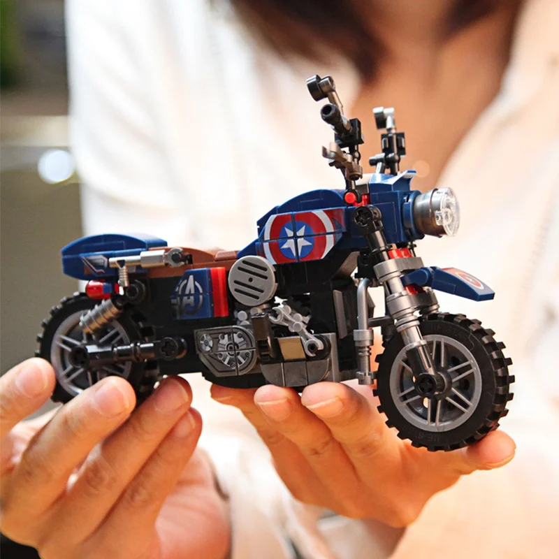 Kreative Bausteine Simulations-Motorrad-Automodell DIY – Bild 3