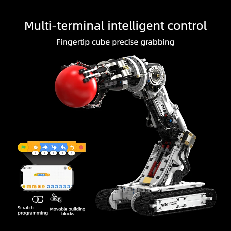STEM Sci-Fi Programmierbarer Roboterarm Baukasten (1512 Stück) – Bild 3
