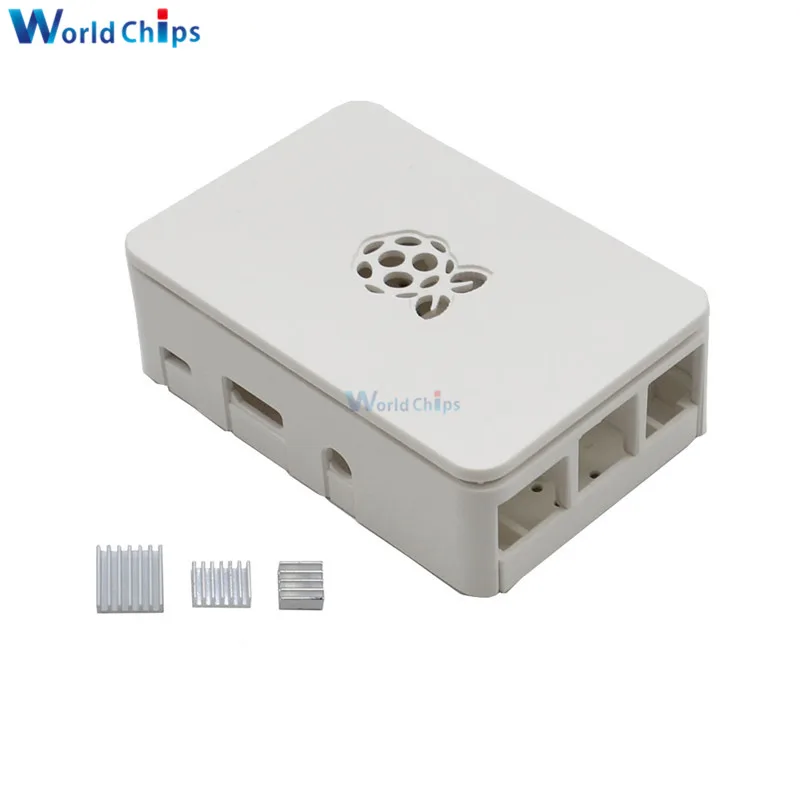 Raspberry Pi 4 Fall Schwarz Weiß Transparent ABS Fall Kunststoff Box – Bild 5